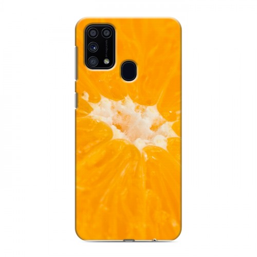 Дизайнерский силиконовый чехол для Samsung Galaxy M31 Апельсины