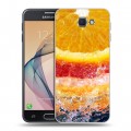 Дизайнерский пластиковый чехол для Samsung Galaxy J5 Prime Апельсины