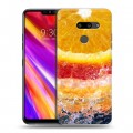 Дизайнерский пластиковый чехол для LG G8 ThinQ Апельсины