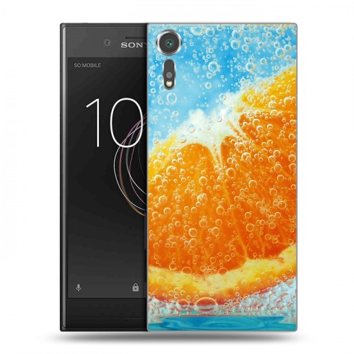 Дизайнерский пластиковый чехол для Sony Xperia XZs Апельсины