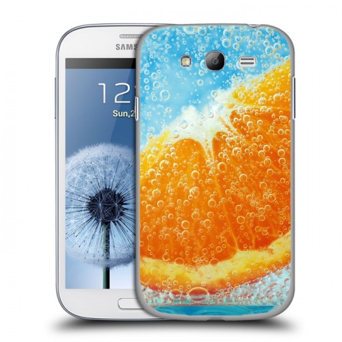 Дизайнерский пластиковый чехол для Samsung Galaxy Grand Апельсины