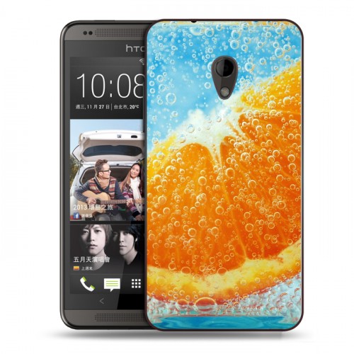 Дизайнерский пластиковый чехол для HTC Desire 700 Апельсины