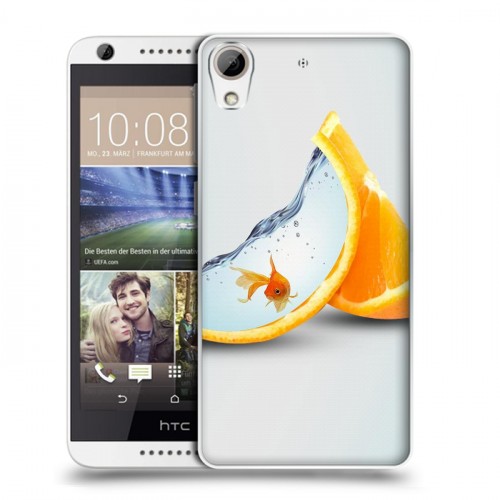 Дизайнерский силиконовый чехол для HTC Desire 626 Апельсины