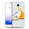 Дизайнерский пластиковый чехол для Meizu M3E Апельсины