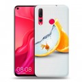 Дизайнерский пластиковый чехол для Huawei Nova 4 Апельсины