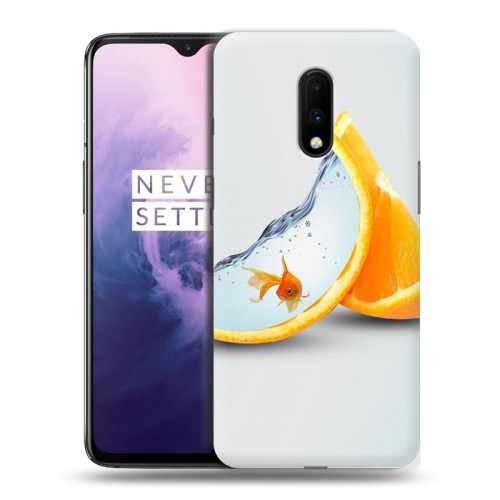 Дизайнерский пластиковый чехол для OnePlus 7 Апельсины