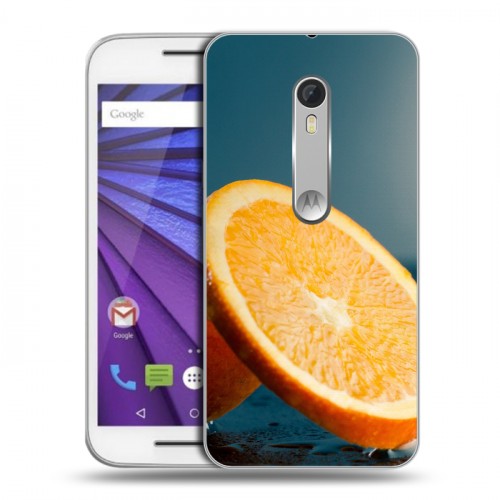 Дизайнерский пластиковый чехол для Lenovo Moto G Апельсины