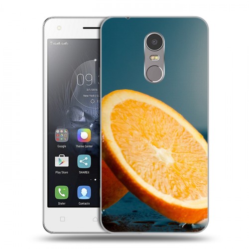 Дизайнерский пластиковый чехол для Lenovo K6 Note Апельсины