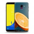 Дизайнерский пластиковый чехол для Samsung Galaxy J6 Апельсины