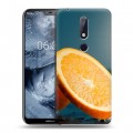 Дизайнерский пластиковый чехол для Nokia 6.1 Plus Апельсины