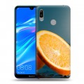 Дизайнерский пластиковый чехол для Huawei Y6 (2019) Апельсины