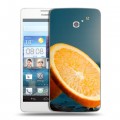 Дизайнерский пластиковый чехол для Huawei Ascend D2 Апельсины