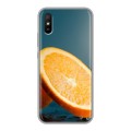 Дизайнерский силиконовый чехол для Xiaomi RedMi 9A Апельсины