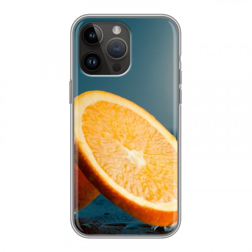 Дизайнерский силиконовый чехол для Iphone 14 Pro Max Апельсины