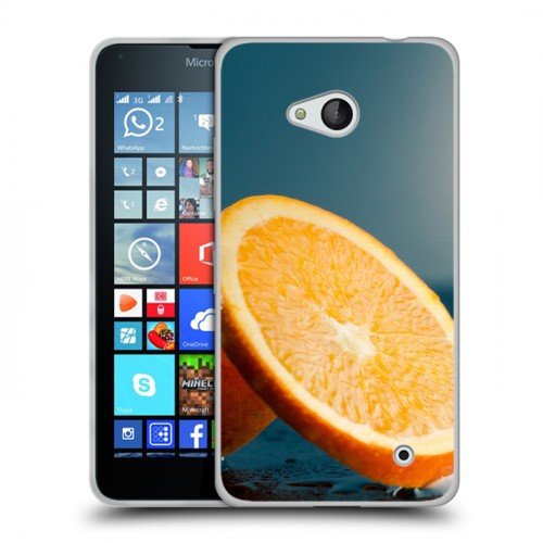 Дизайнерский пластиковый чехол для Microsoft Lumia 640 Апельсины