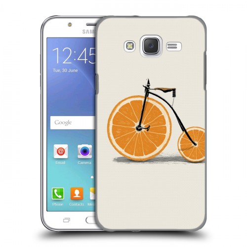 Дизайнерский пластиковый чехол для Samsung Galaxy J5 Апельсины
