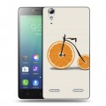 Дизайнерский силиконовый чехол для Lenovo A6010 Апельсины