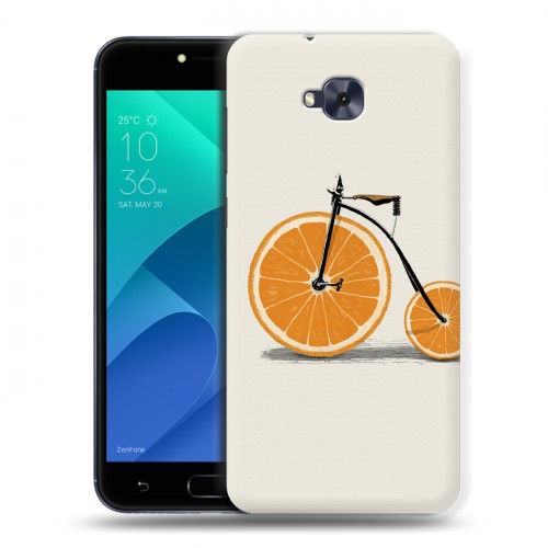 Дизайнерский пластиковый чехол для ASUS ZenFone 4 Selfie Апельсины