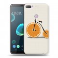 Дизайнерский пластиковый чехол для HTC Desire 12 Plus Апельсины