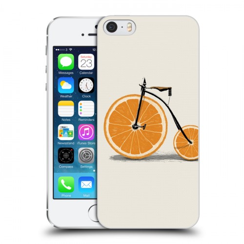 Дизайнерский пластиковый чехол для Iphone 5s Апельсины
