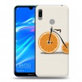 Дизайнерский пластиковый чехол для Huawei Y6 (2019) Апельсины