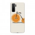 Дизайнерский силиконовый с усиленными углами чехол для Huawei Honor 30S Апельсины