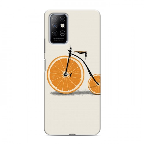 Дизайнерский пластиковый чехол для Infinix Note 8 Апельсины