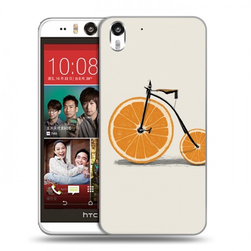 Дизайнерский силиконовый чехол для HTC Desire Eye Апельсины