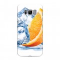 Дизайнерский силиконовый чехол для Samsung Galaxy S8 Апельсины