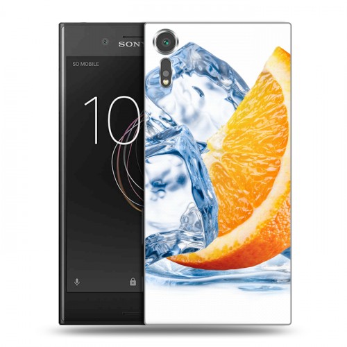 Дизайнерский пластиковый чехол для Sony Xperia XZs Апельсины