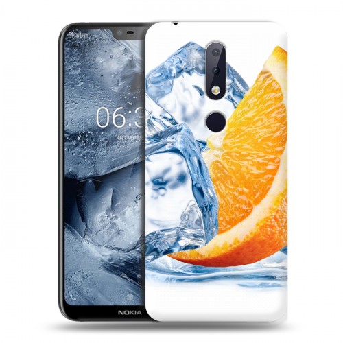 Дизайнерский пластиковый чехол для Nokia 6.1 Plus Апельсины