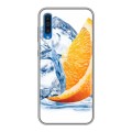 Дизайнерский силиконовый с усиленными углами чехол для Samsung Galaxy A50 Апельсины