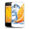 Дизайнерский пластиковый чехол для LG Google Nexus 4 Апельсины