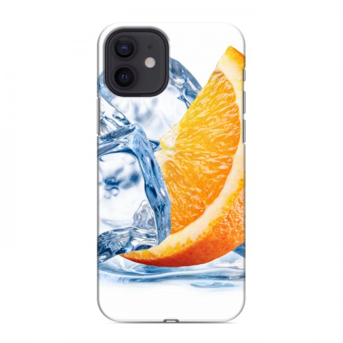 Дизайнерский силиконовый чехол для Iphone 12 Апельсины
