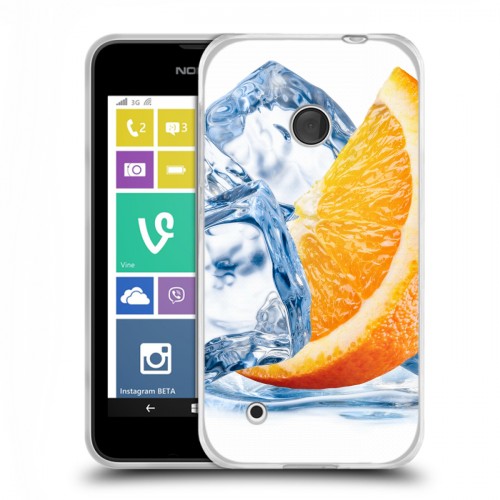 Дизайнерский пластиковый чехол для Nokia Lumia 530 Апельсины