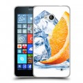 Дизайнерский пластиковый чехол для Microsoft Lumia 640 Апельсины