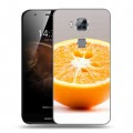 Дизайнерский пластиковый чехол для Huawei G8 Апельсины