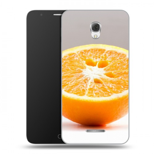 Дизайнерский пластиковый чехол для Alcatel Pop 4 Plus Апельсины