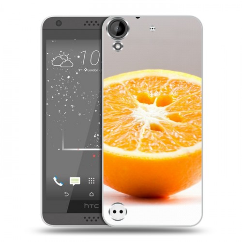Дизайнерский пластиковый чехол для HTC Desire 530 Апельсины