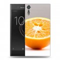 Дизайнерский пластиковый чехол для Sony Xperia XZs Апельсины