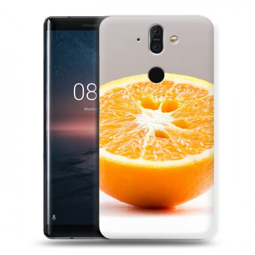 Дизайнерский силиконовый чехол для Nokia 8 Sirocco Апельсины