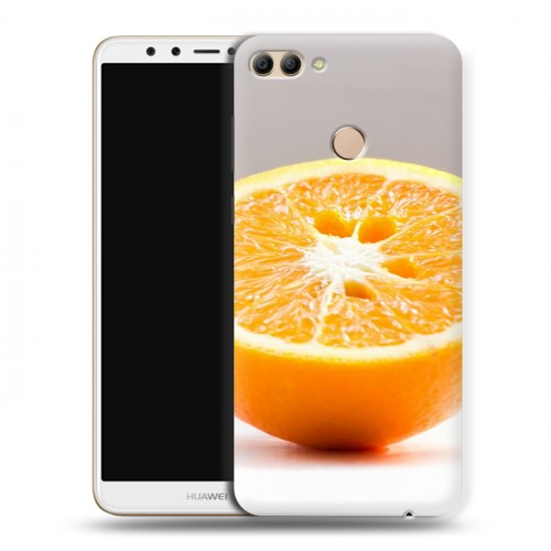 Дизайнерский пластиковый чехол для Huawei Y9 (2018) Апельсины