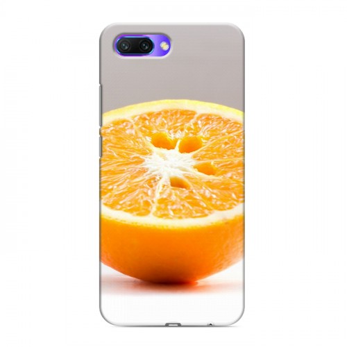 Дизайнерский силиконовый с усиленными углами чехол для Huawei Honor 10 Апельсины