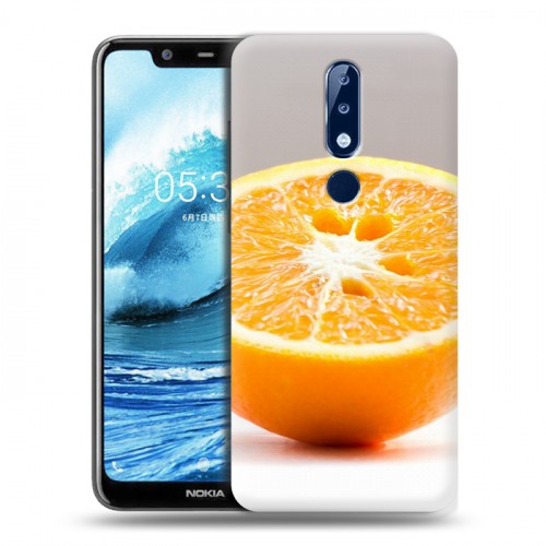 Дизайнерский силиконовый чехол для Nokia 5.1 Plus Апельсины