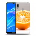 Дизайнерский пластиковый чехол для Huawei Y6 (2019) Апельсины