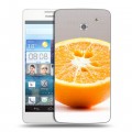 Дизайнерский пластиковый чехол для Huawei Ascend D2 Апельсины