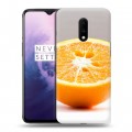 Дизайнерский пластиковый чехол для OnePlus 7 Апельсины