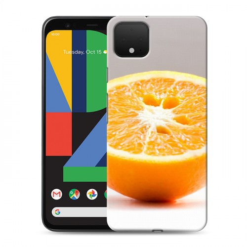 Дизайнерский пластиковый чехол для Google Pixel 4 Апельсины