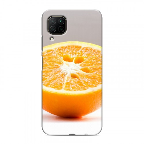 Дизайнерский силиконовый с усиленными углами чехол для Huawei P40 Lite Апельсины