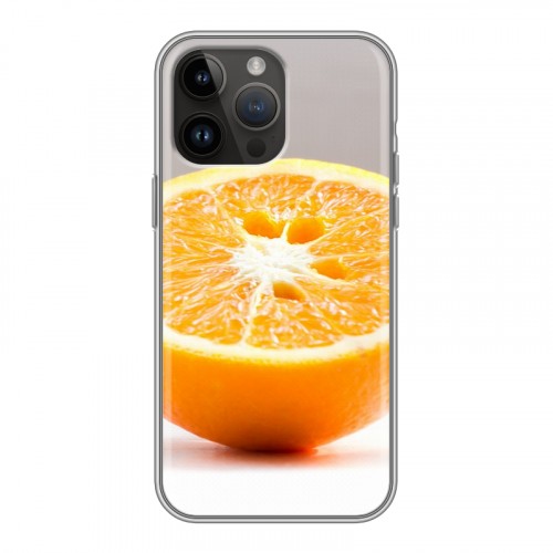 Дизайнерский силиконовый чехол для Iphone 14 Pro Max Апельсины